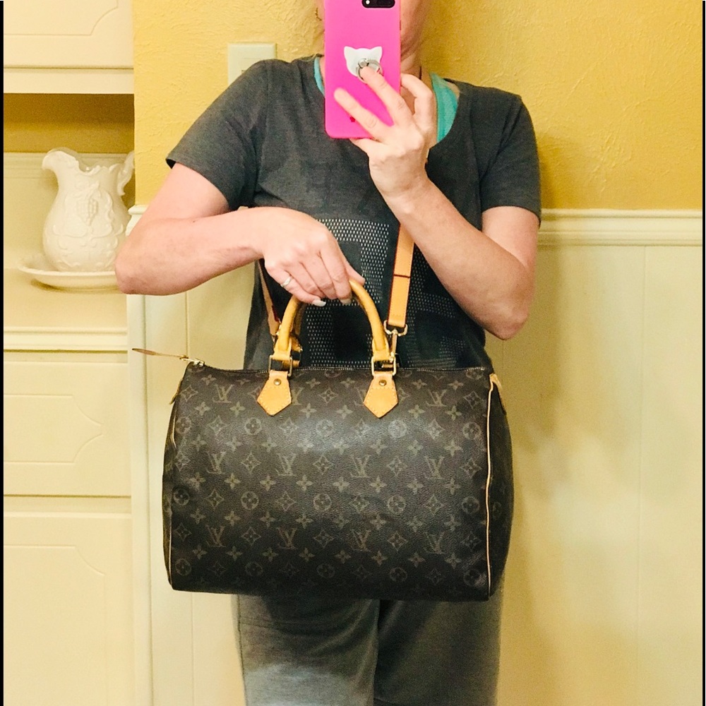 Authentic Louis Vuitton Speedy 35 #7.7ahj - Picture 12 of 12